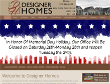 Tablet Screenshot of designerhomesofpa.com